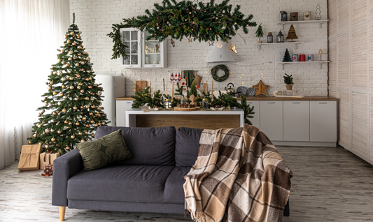 Seasonal Decor Transitions with Sofa Covers: Transforming Your Living Room Look with Seasonal Christmas Slip Covers