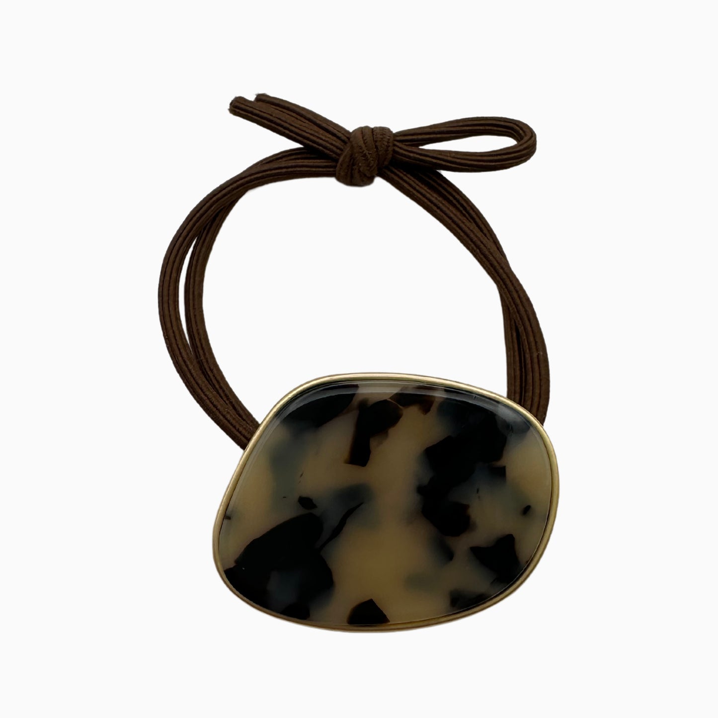 Lucia - Shell Elegance Hair Tie: A Timeless Blend of Style and Function