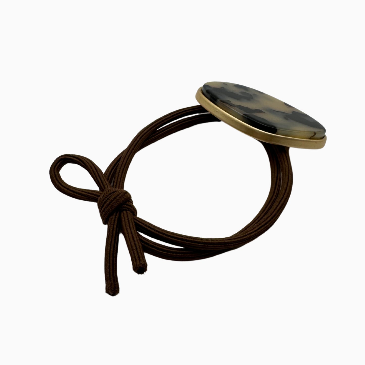 Lucia - Shell Elegance Hair Tie: A Timeless Blend of Style and Function