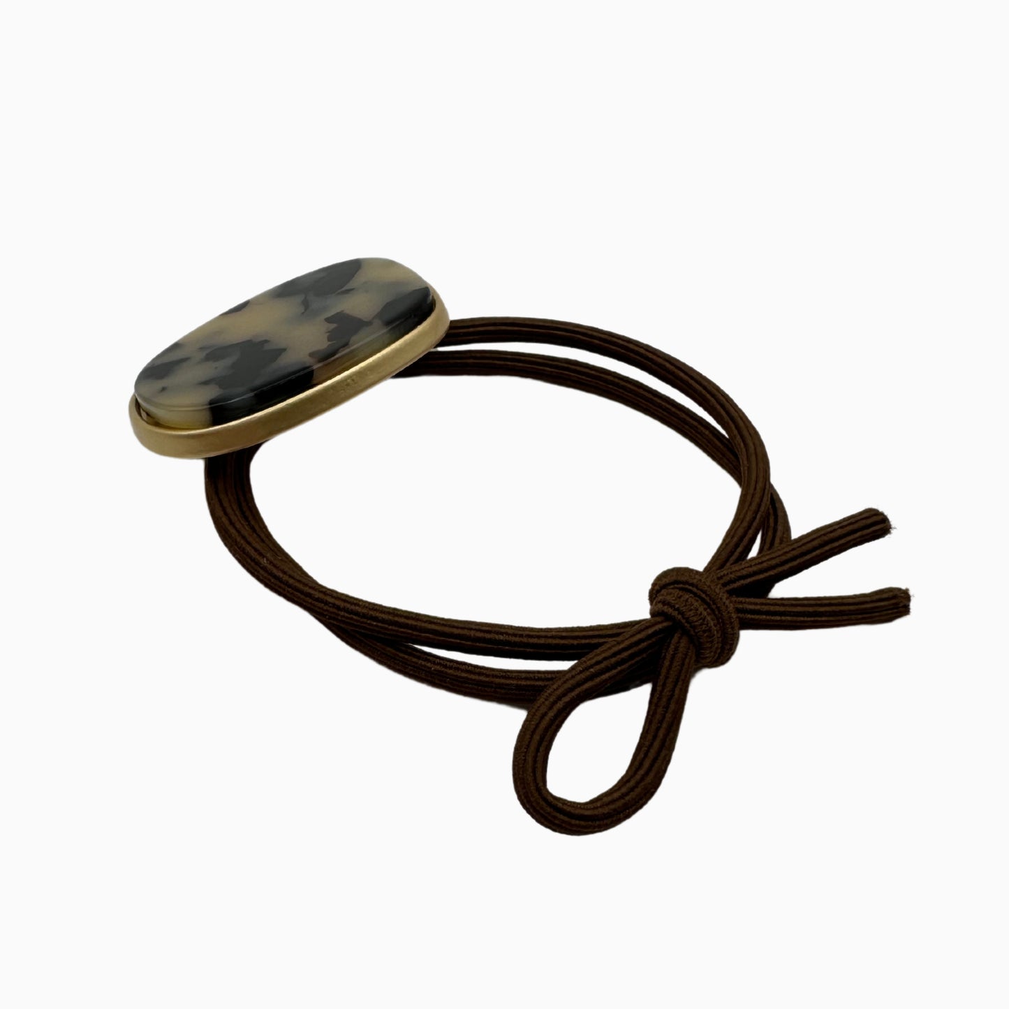 Lucia - Shell Elegance Hair Tie: A Timeless Blend of Style and Function