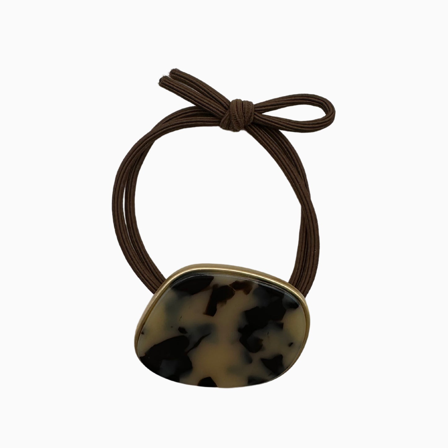 Lucia - Shell Elegance Hair Tie: A Timeless Blend of Style and Function