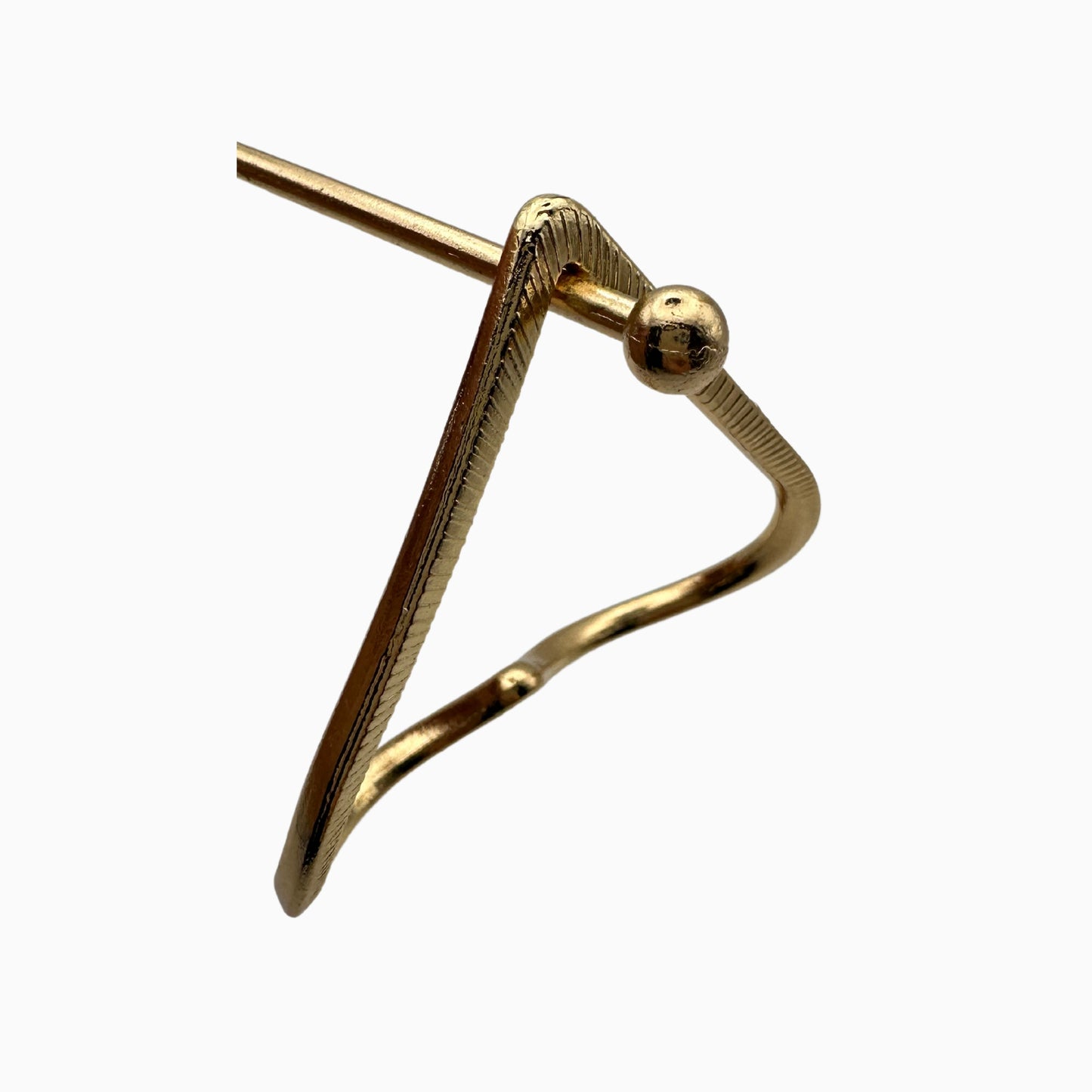 Natalia - Minimalist Heart-Shaped Metal Hairpin for Stylish Updos