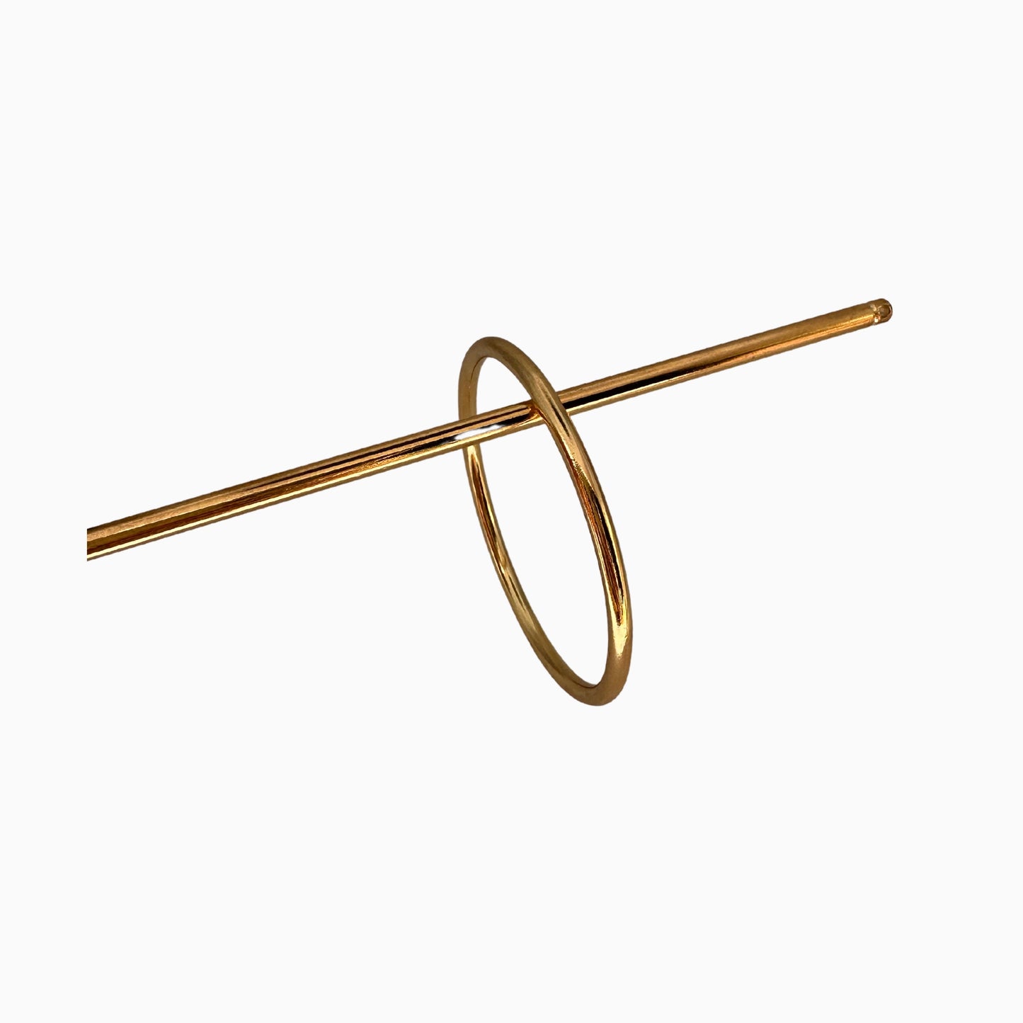 Paloma - Minimalist Gold Circle Hairpin