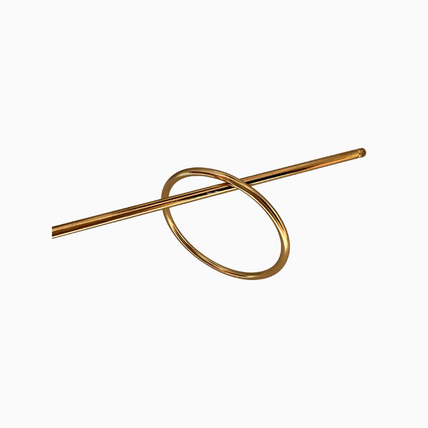 Paloma - Minimalist Gold Circle Hairpin