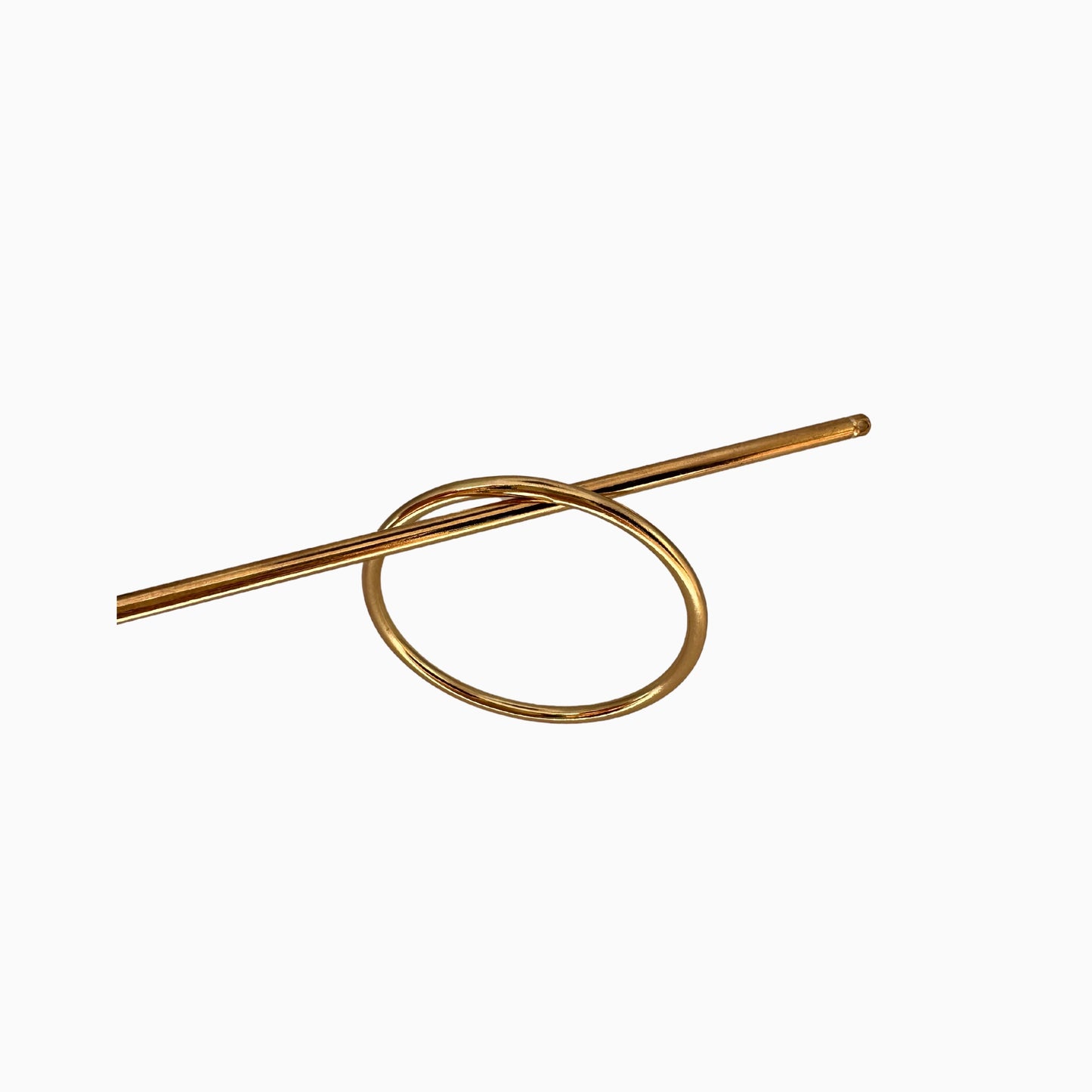 Paloma - Minimalist Gold Circle Hairpin