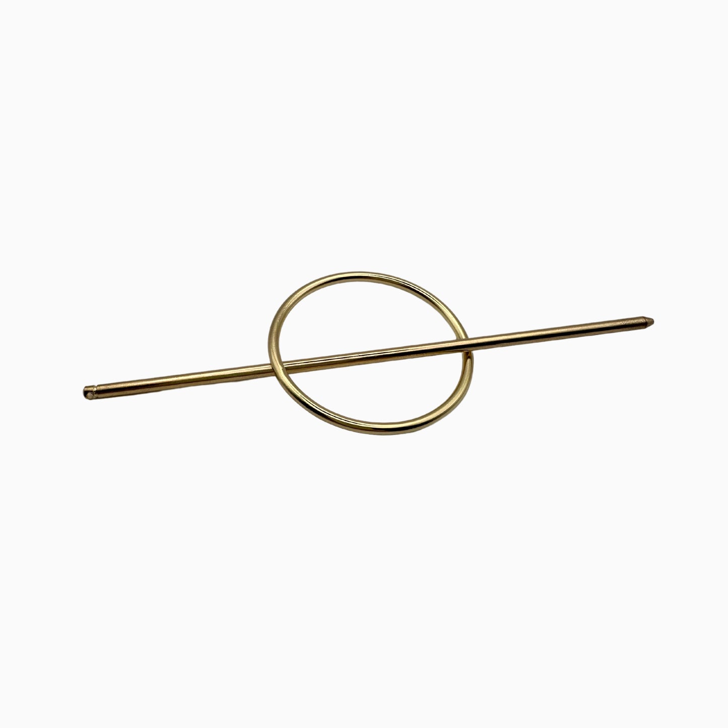 Paloma - Minimalist Gold Circle Hairpin