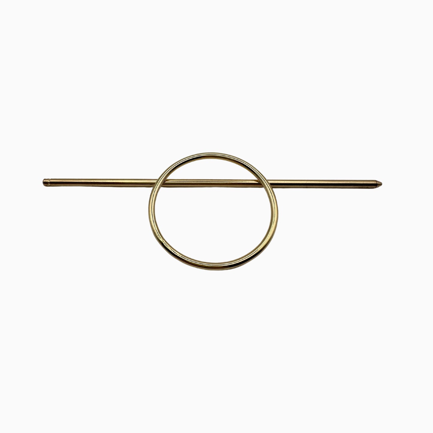 Paloma - Minimalist Gold Circle Hairpin