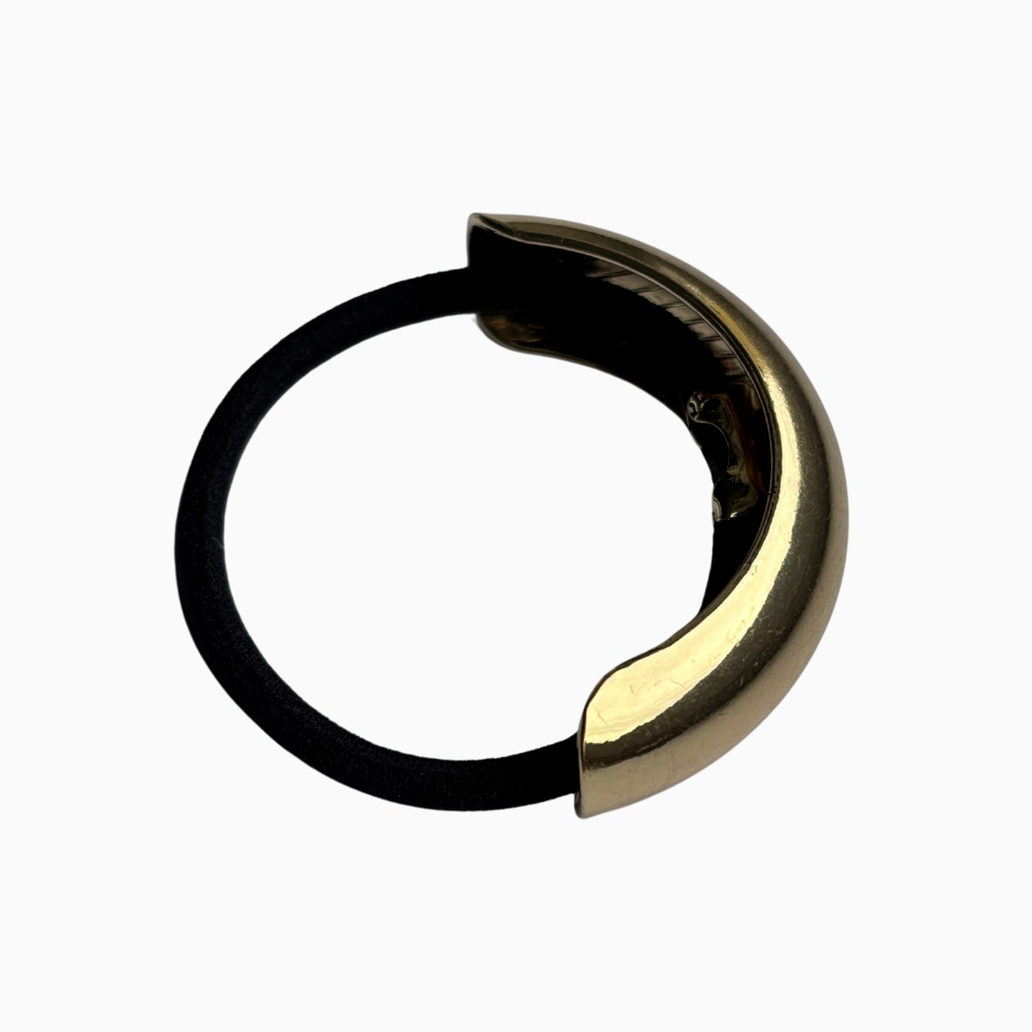 Adeline Gold Metallic Hair Tie: Minimalist Hair Accessory for Effortless Style