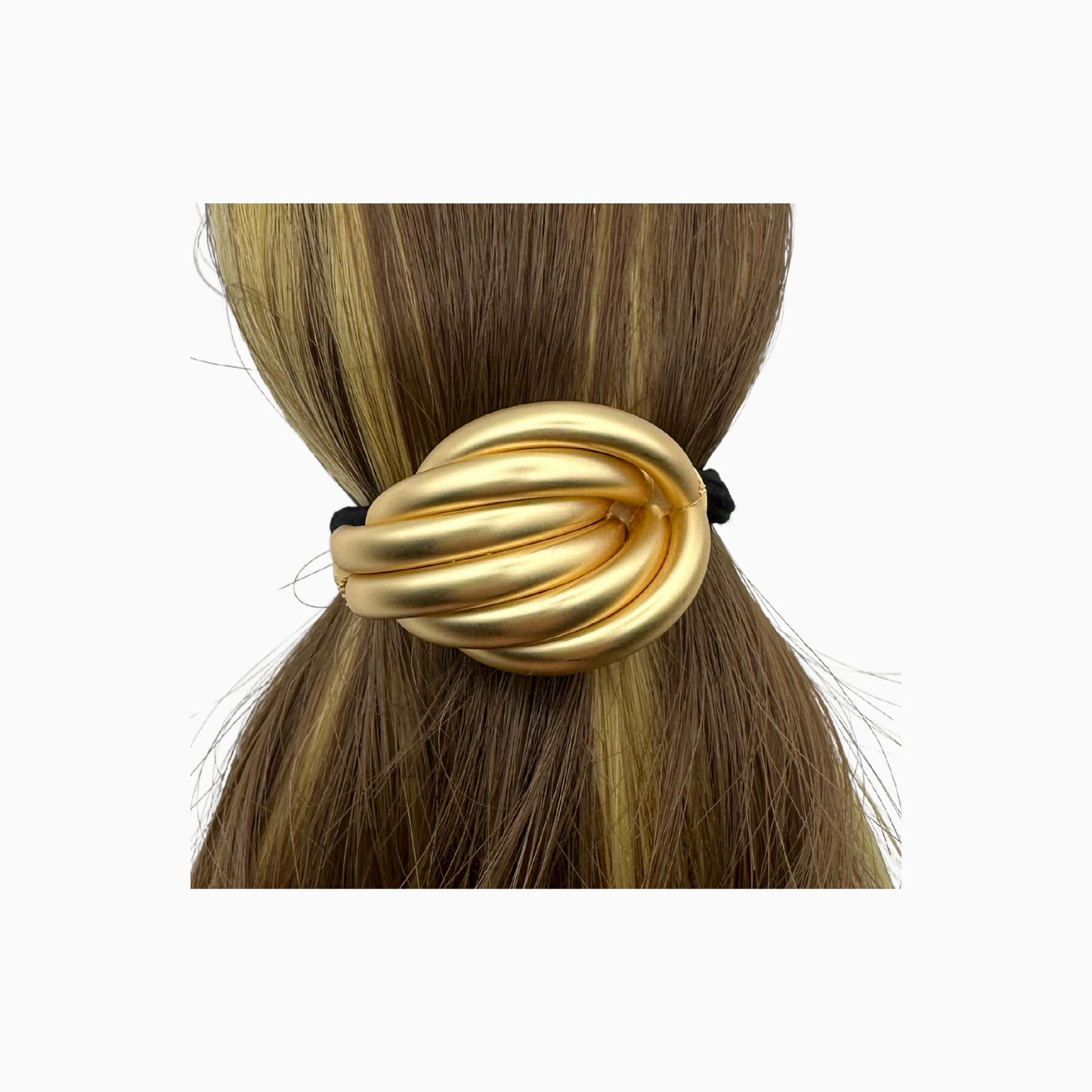 Victoria - Gold-Tone Knot Hair Tie