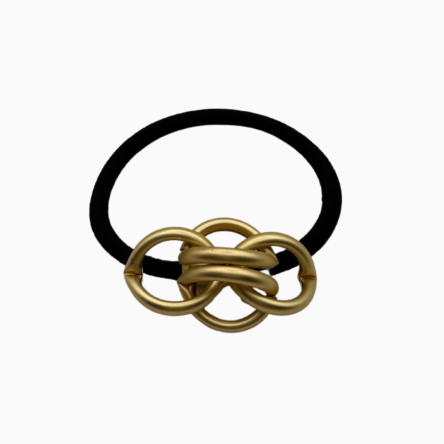 Salome - Gold-Tone Interlocking Circle Hair Tie