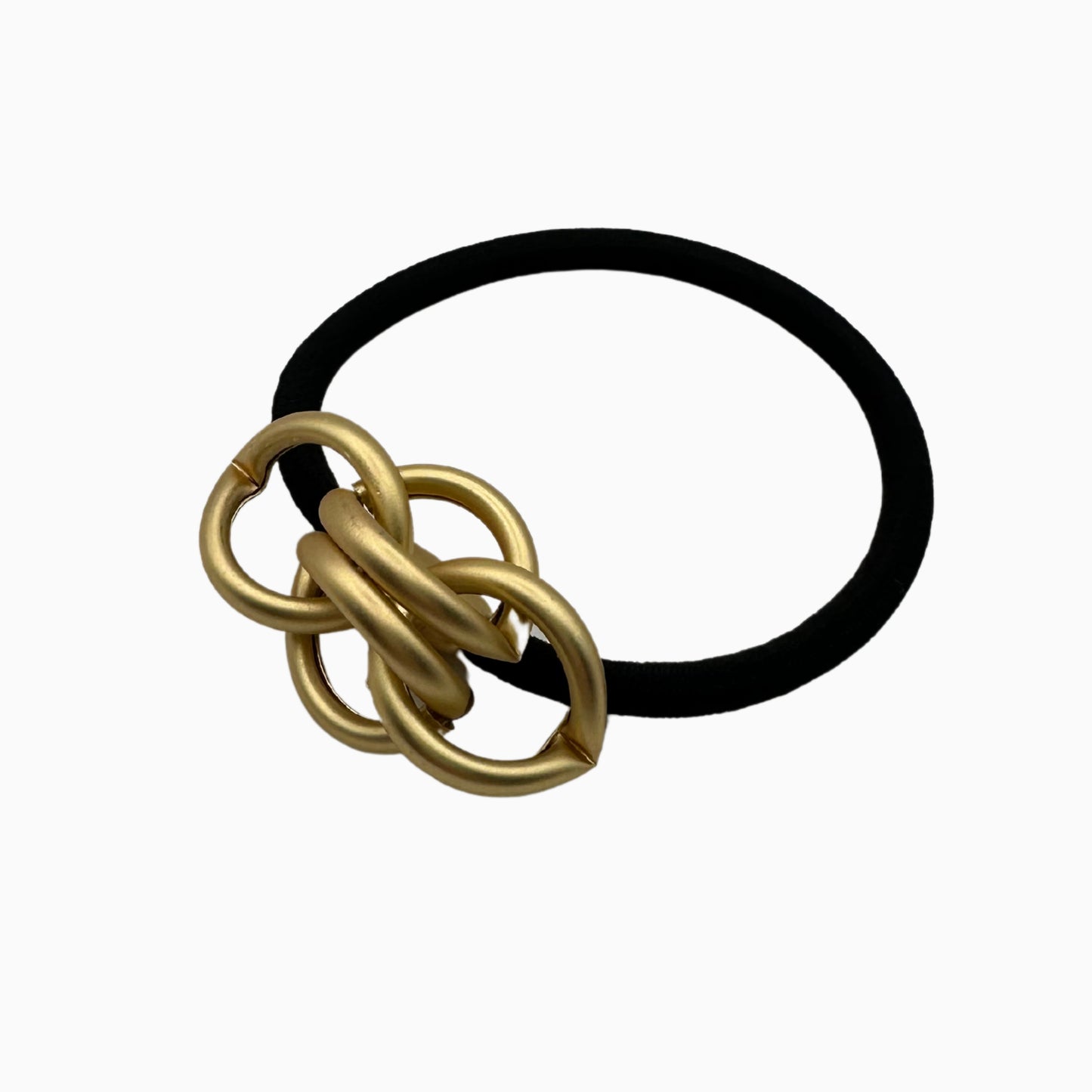 Salome - Gold-Tone Interlocking Circle Hair Tie