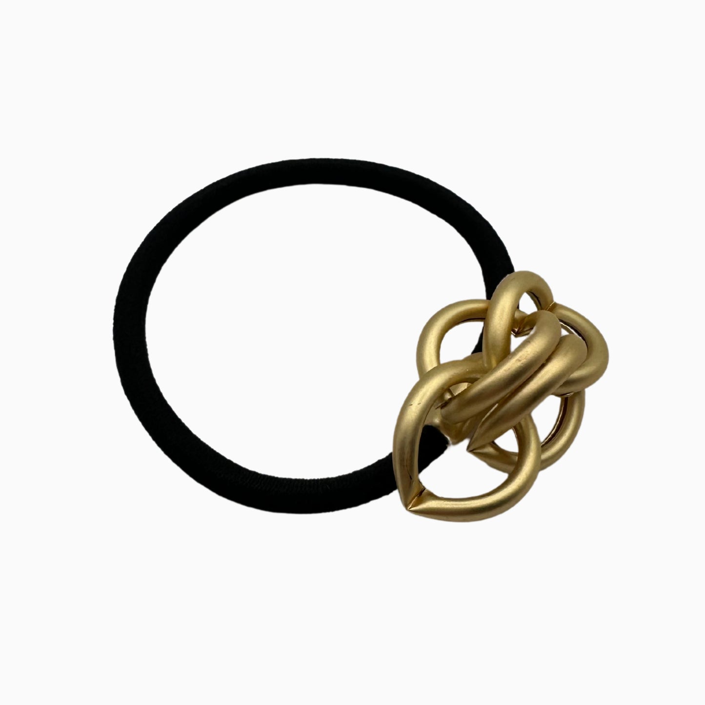 Salome - Gold-Tone Interlocking Circle Hair Tie