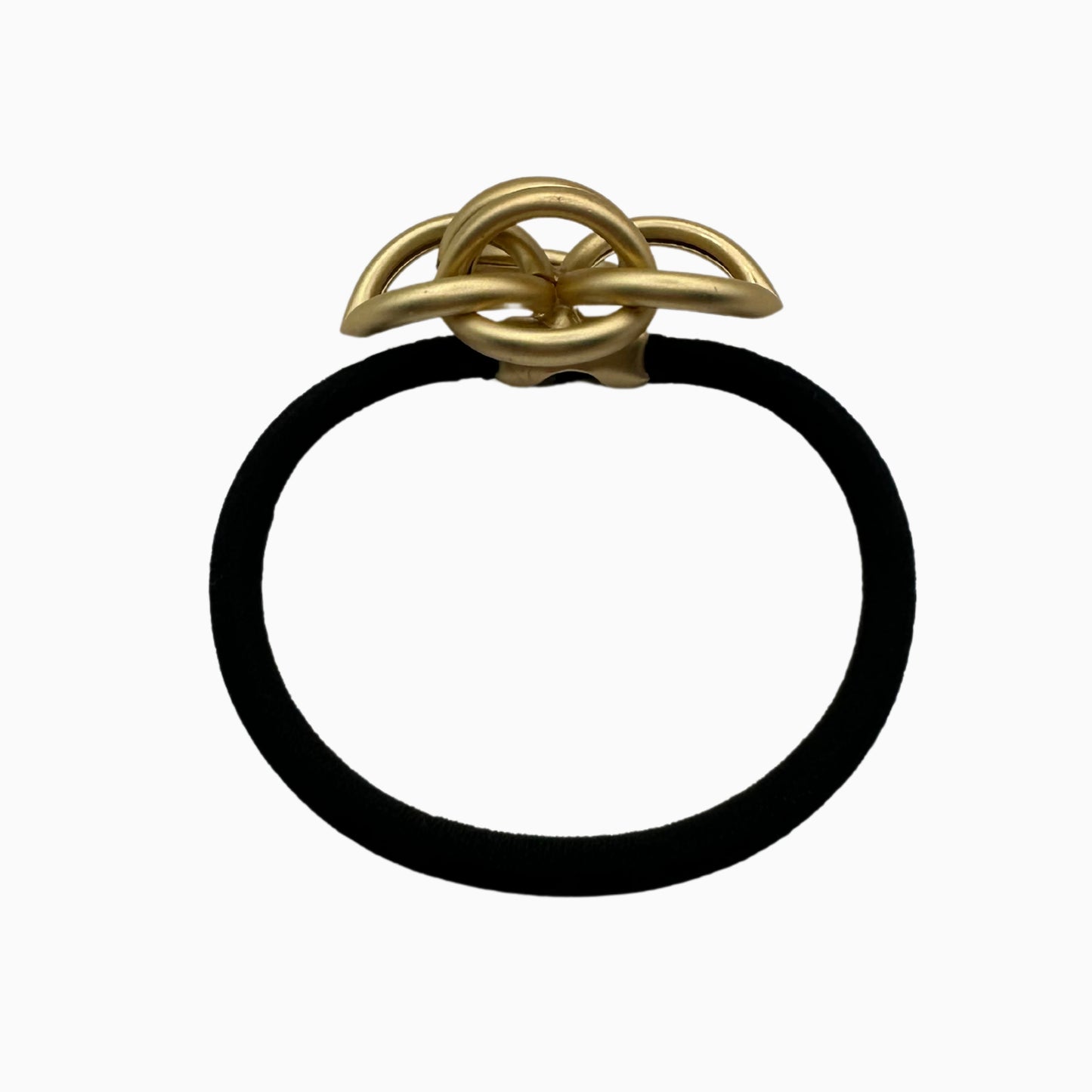 Salome - Gold-Tone Interlocking Circle Hair Tie