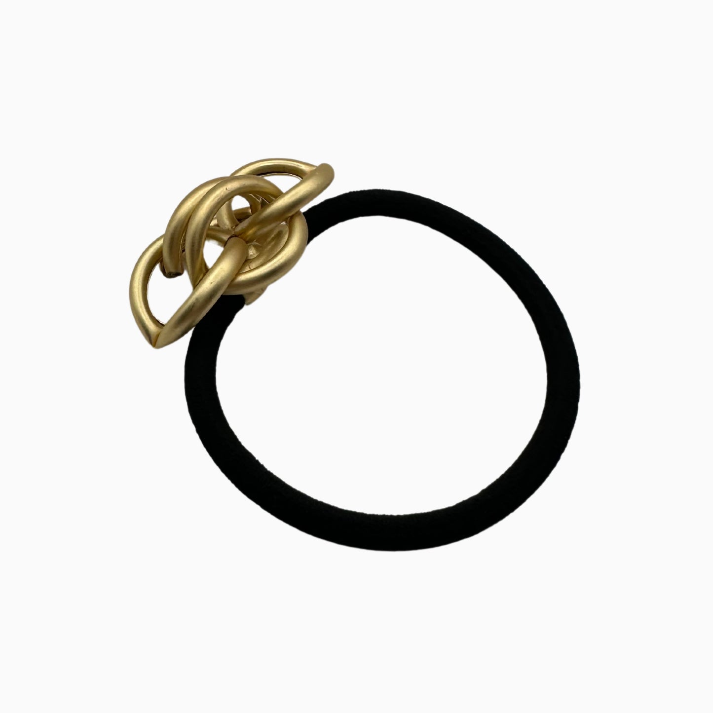 Salome - Gold-Tone Interlocking Circle Hair Tie