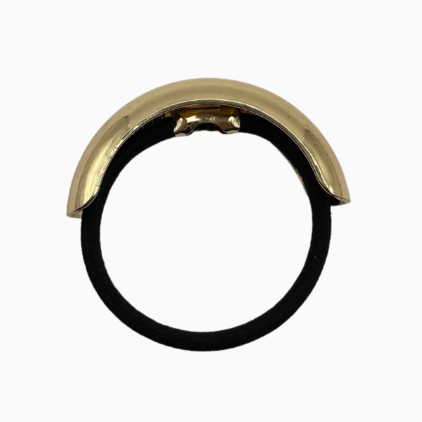 Adeline Gold Metallic Hair Tie: Minimalist Hair Accessory for Effortless Style