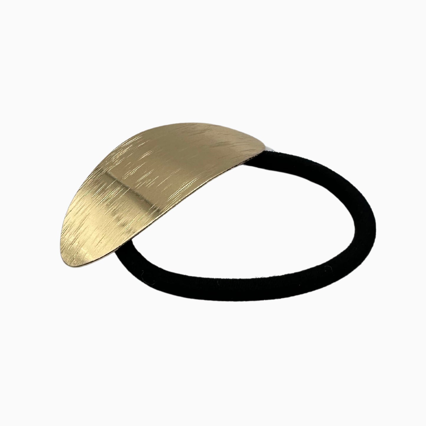 Monroe - Gold Oval Hair Tie: Sleek and Elegant Hair Accessory