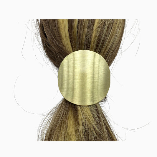 Isabella - Gold-Tone Hair Tie with Minimalist Design