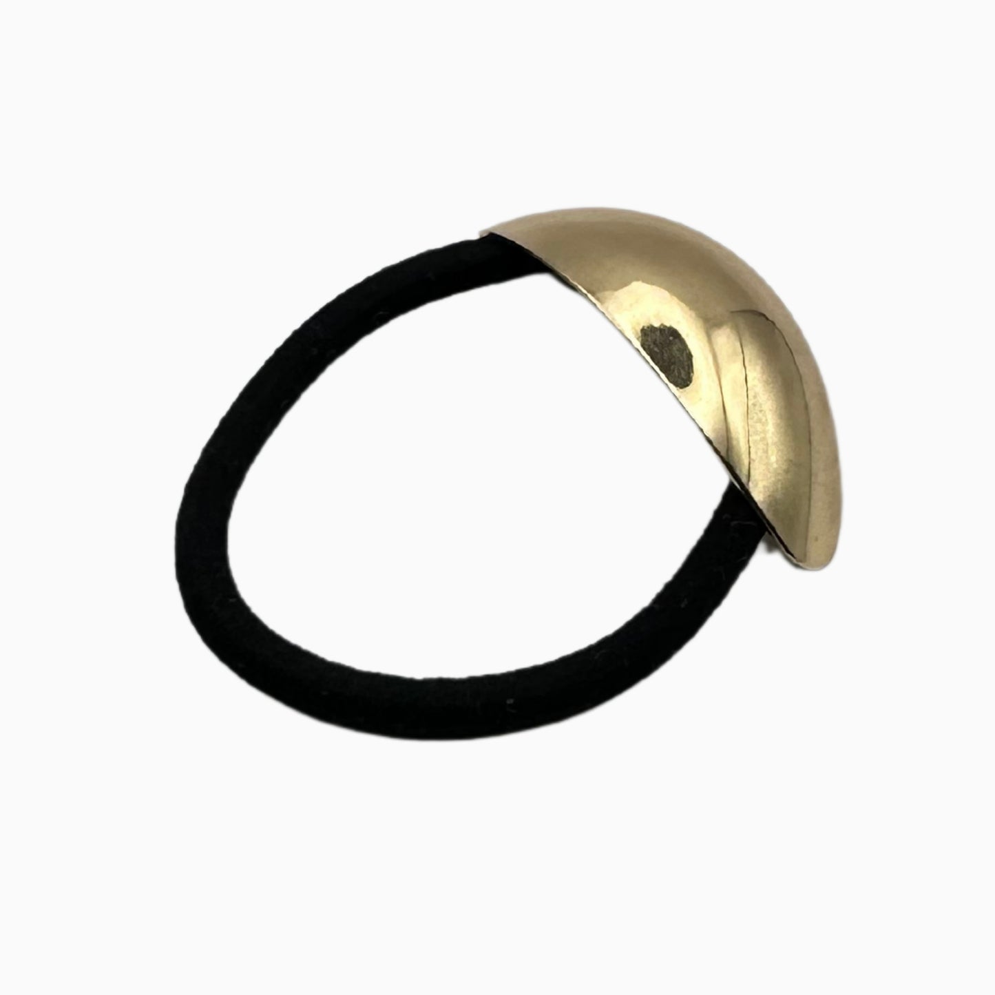 Amara - Sleek Gold Hair Tie with Modern Metallic Finish