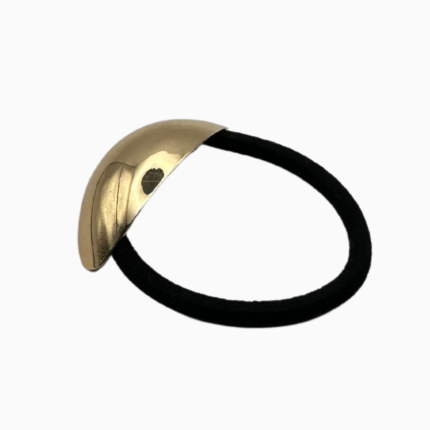 Amara - Sleek Gold Hair Tie with Modern Metallic Finish