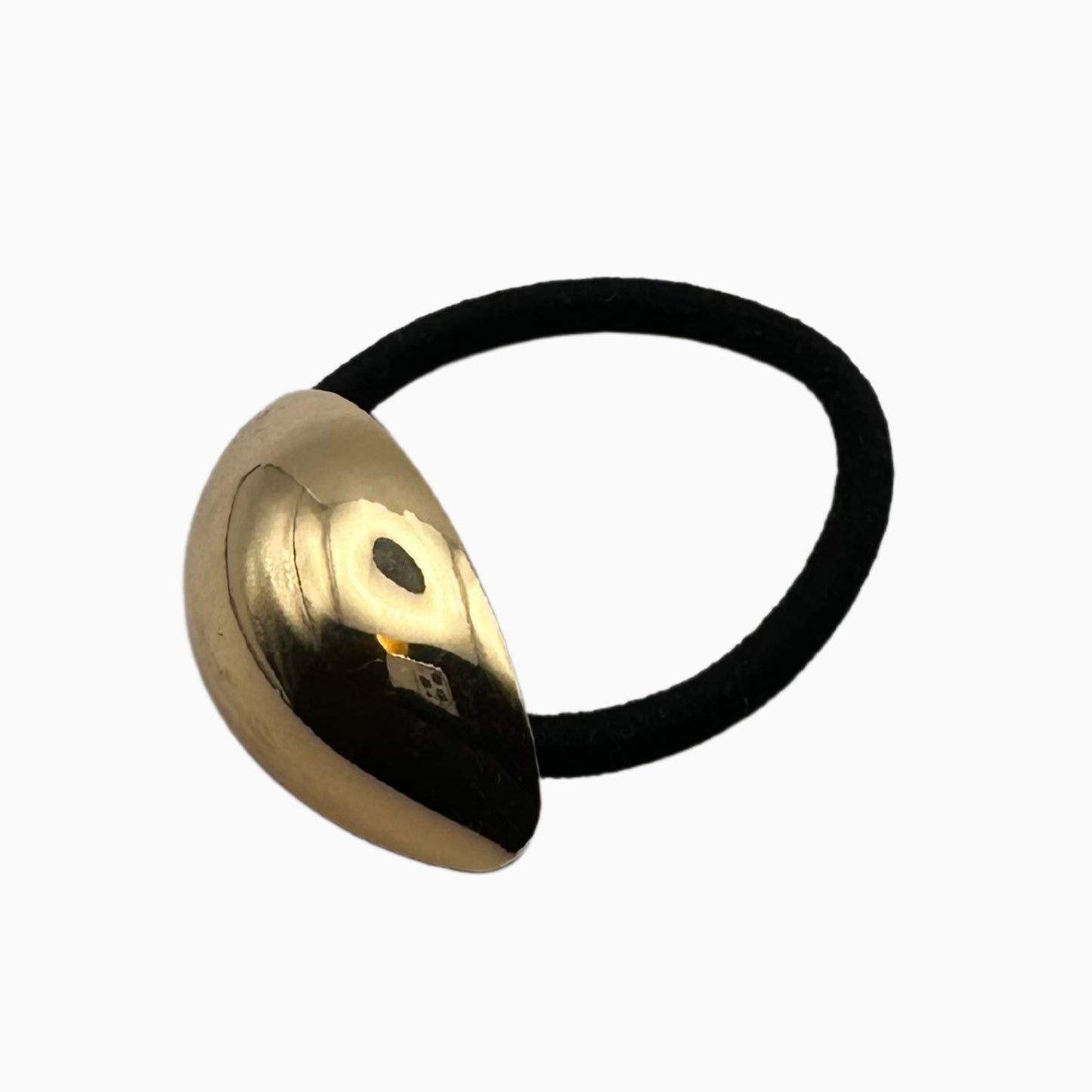 Amara - Sleek Gold Hair Tie with Modern Metallic Finish