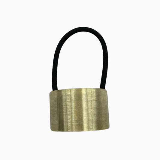 Alessia - Matte Gold Cylinder Hair Tie